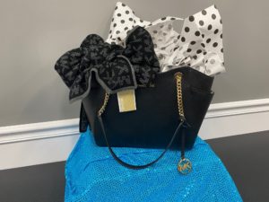 Michael Kors Handbag and Metallic Knit Scarf ($247 Value)