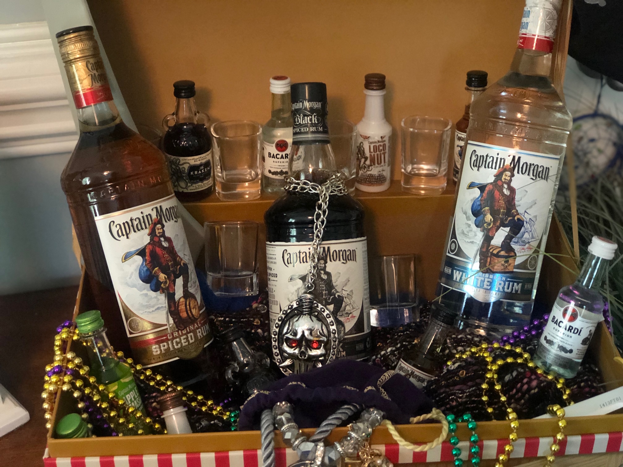 Yo Ho Ho and a bottle (or many) of RUM Basket ($100 Value)